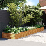 Vidaxl Planter hævet 482x100x36 cm Cortenstaal
