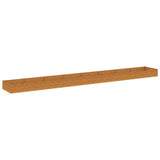 Vidaxl plantenbak verhoogd 770x100x36 cm cortenstaal