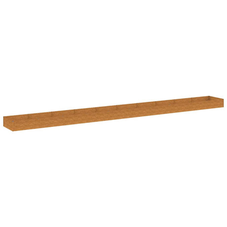 Vidaxl Planter hævet 960x100x36 cm Cortenstaal