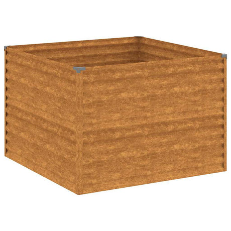 Vidaxl Planter hævet 100x100x69 cm Cortenstaal
