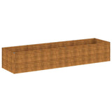 Vidaxx plantekasse hævet 386x100x69 cm cortenstål