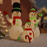 Vidaxl Snowman oppustelig med LED'er 500 cm
