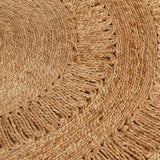 Vidaxl tæppe omkring 180 cm flettet jute