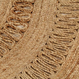 Vidaxl tæppe omkring 90 cm flettet jute