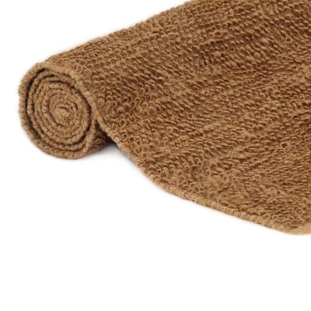 Vidaxl Rug Loop Pool Handmade 160x230 cm jute og bomuld