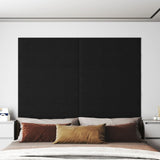 Vidaxl vægpaneler 12 ST 3,24 m² 90x30 cm stof sort