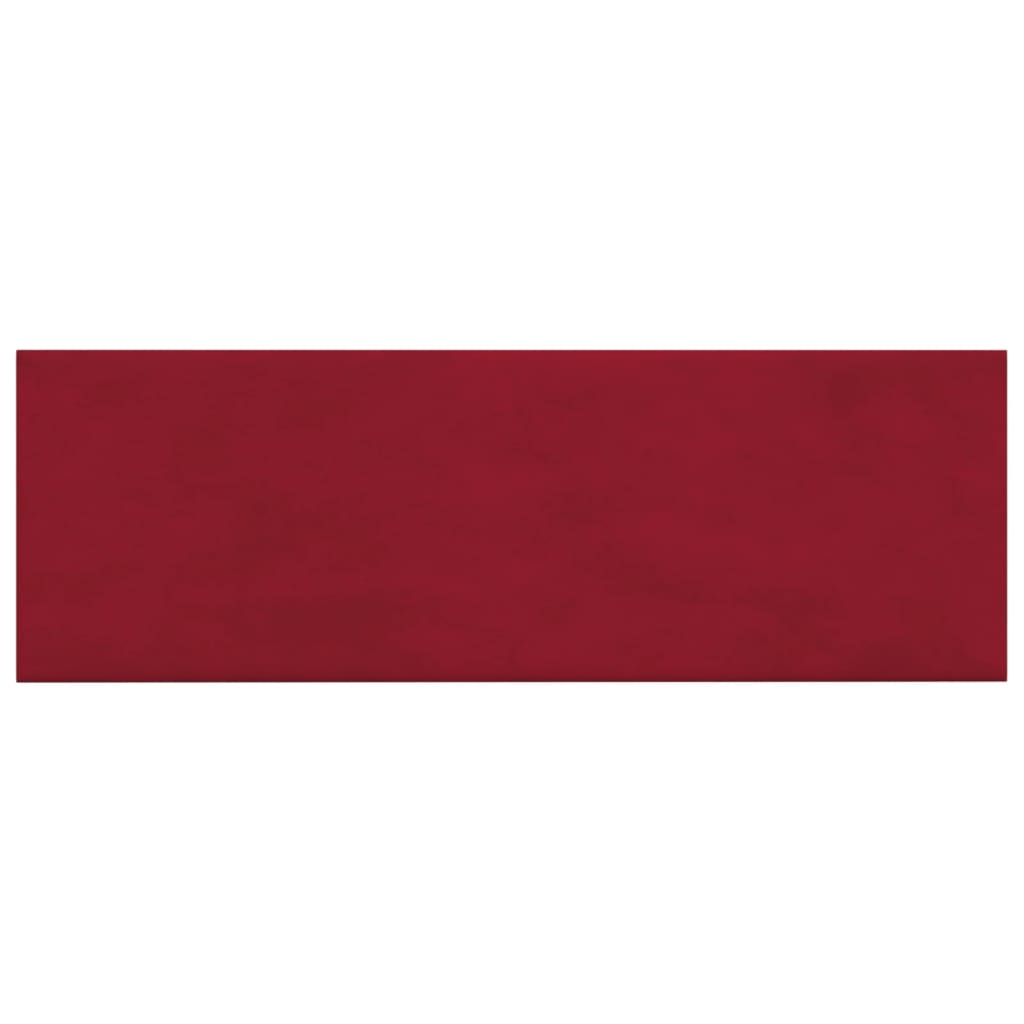 Vidaxl vægpaneler 12 ST 3,24 m² 90x30 cm Velvet Wine Red