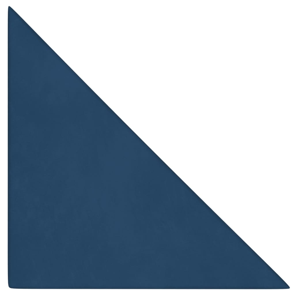 Vidaxl vægpaneler 12 stk 0,54 m² 30x30 cm fløjlblå