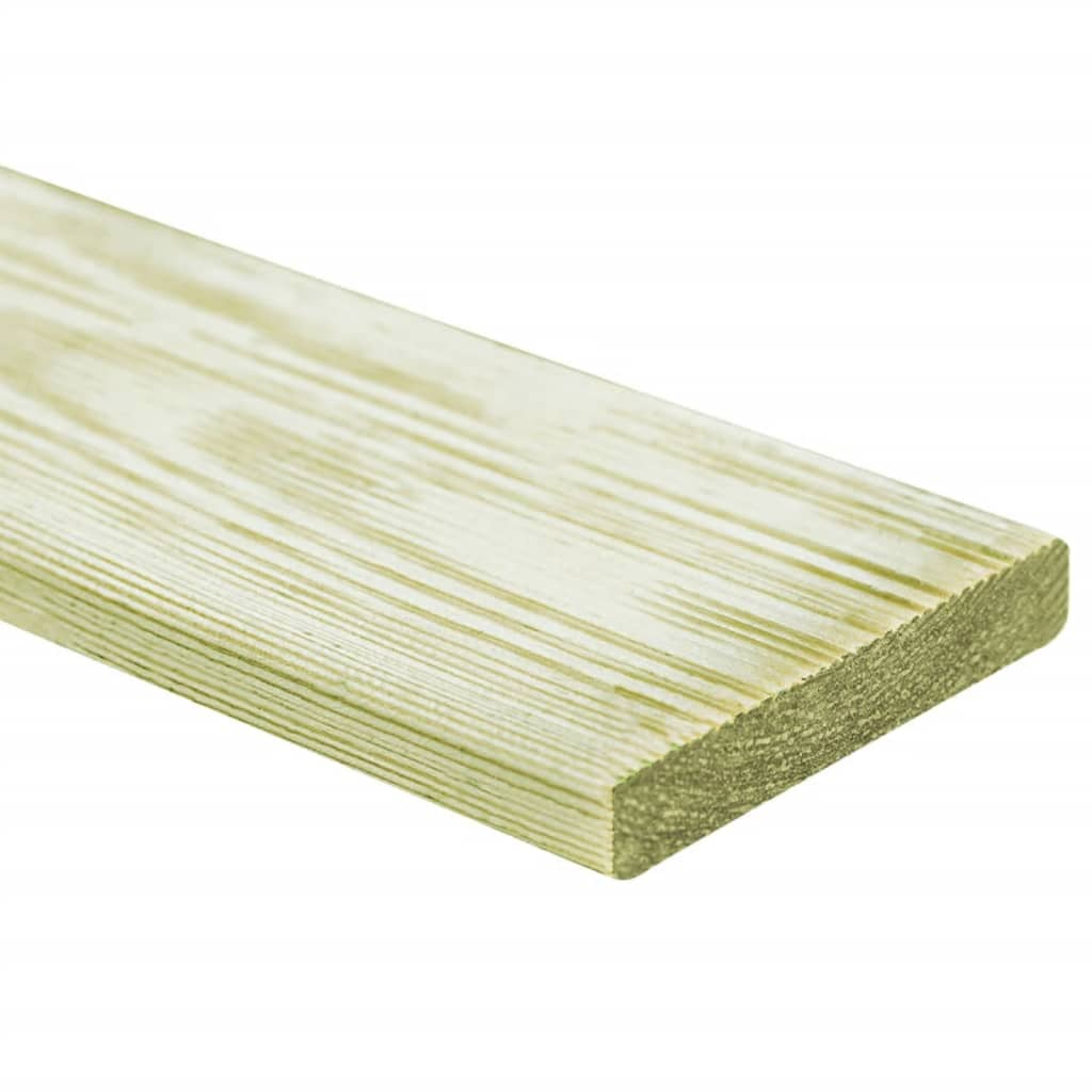 Vidaxl Terraches 72 St 8,64 m² 1 m Solid fyrretræ