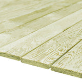 Vidaxl Terraches 72 St 8,64 m² 1 m Solid fyrretræ