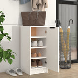 Vidaxx skoskab 30x35x70 cm konstrueret træ hvid