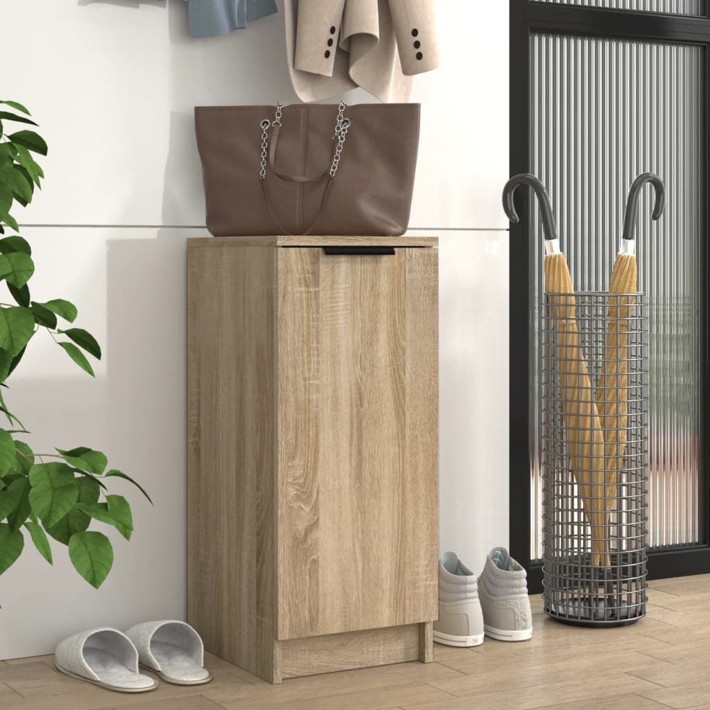 VidaXL skoskab 30x35x70 cm konstrueret træ sonoma eg-farvet