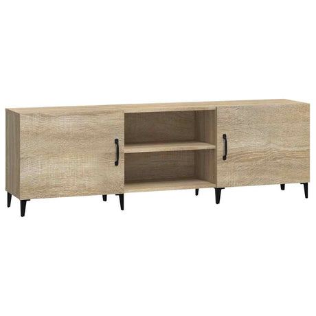 Vidaxl tv-meubel 150x30x50 cm bewerkt hout sonoma eikenkleurig
