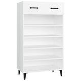 Vidaxl Shoe Cabinet 60x35x105 cm Property Wood White