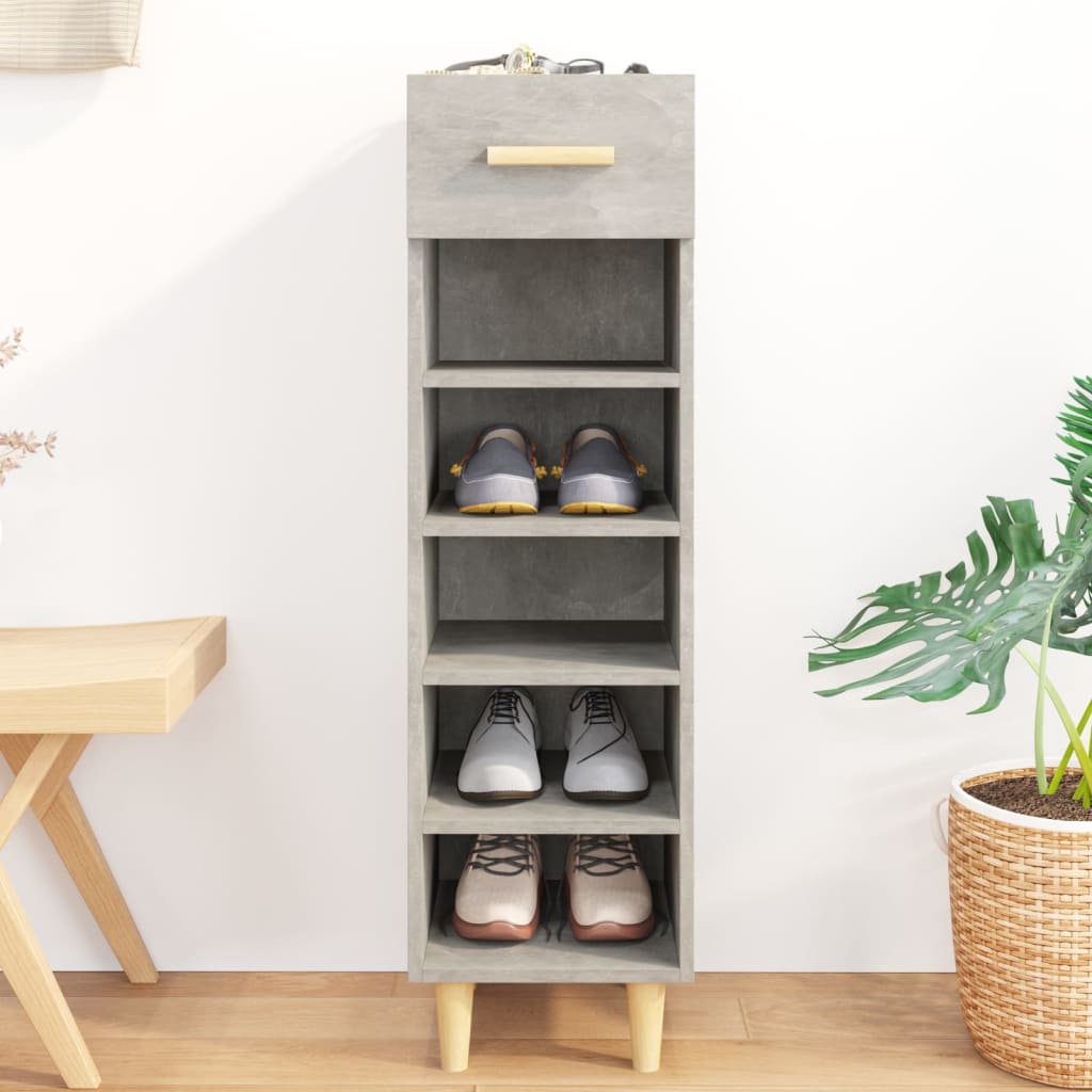 Vidaxl Shoe Cabinet 30x35x105 cm redigeret træbetonpris