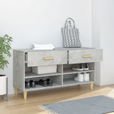 Vidaxl Shoe Cabinet 102x35x55 cm Forarbejdet træbetonpris