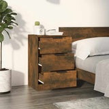 Vidaxl nachtkastjes 2 st 40x36x65 cm gerookt eikenkleurig