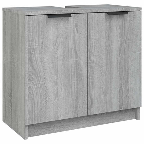 Vidaxl badkamerkast 64,5x33,5x59 cm bewerkt hout grijs sonoma eiken