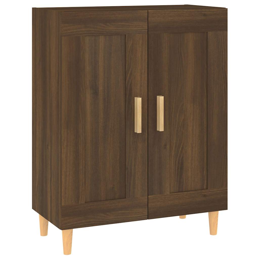 Vidaxl dressoir 69,5x34x90 cm bewerkt hout bruin eikenkleur