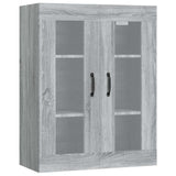 Vidaxl bovenkast 69,5x34x90 cm grijs sonoma eikenkleurig