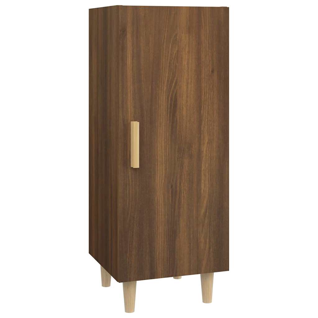 Vidaxl dressoir 34,5x34x90 cm bewerkt hout bruin eikenkleur