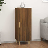Vidaxl dressoir 34,5x34x90 cm bewerkt hout bruin eikenkleur