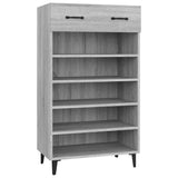 Vidaxl Shoe Cabinet 60x35x105 cm Property Wood Grey Sonoma Oak Color