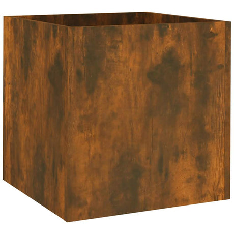 Vidaxl Planter Big 40x40x40 cm Produktet træ Røget eg Farvet