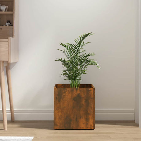 Vidaxl Planter Big 40x40x40 cm Produktet træ Røget eg Farvet