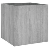 Vidaxl Planter Big 40x40x40 cm Forarbejdet trægrå sonoma eg