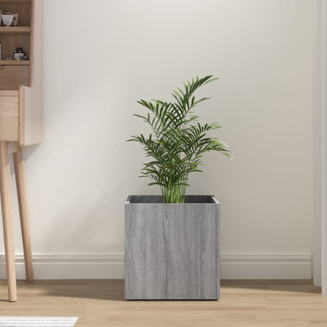 Vidaxl Planter Big 40x40x40 cm Forarbejdet trægrå sonoma eg