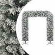 Vidaxl julebue med snefnug 240 cm