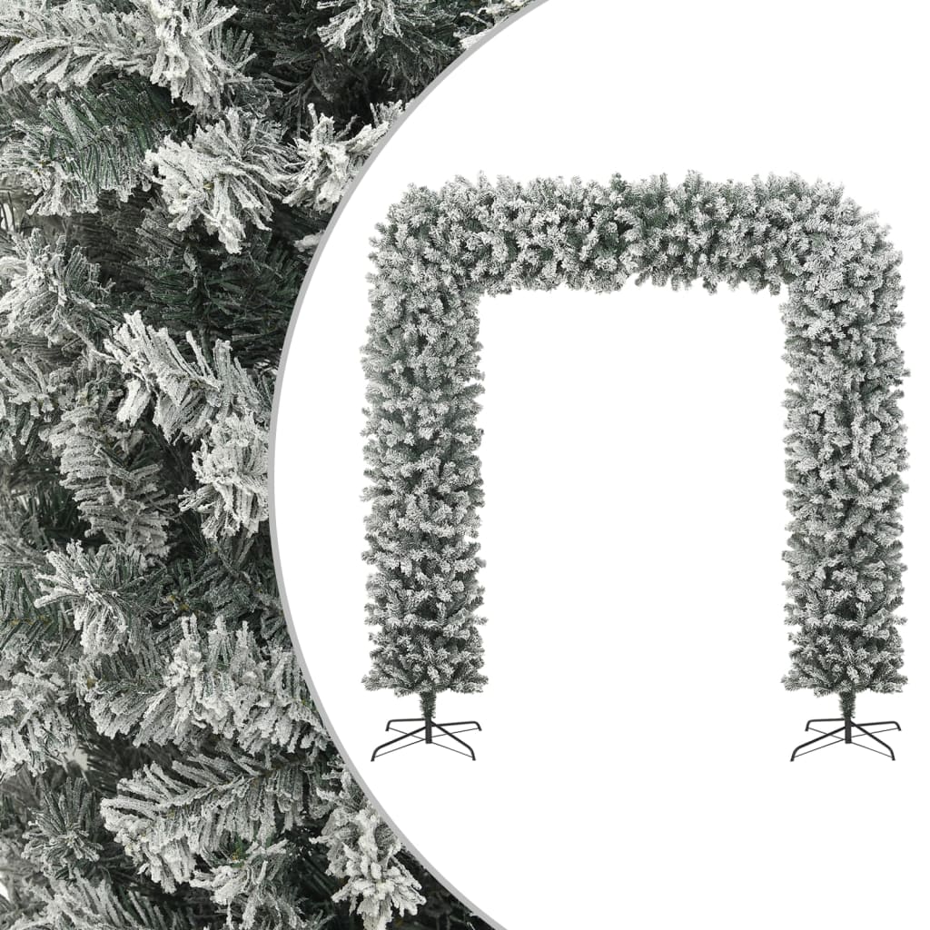 Vidaxl julebue med snefnug 240 cm