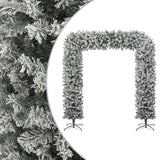Vidaxl julebue med snefnug 240 cm