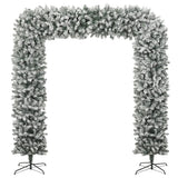 Vidaxl julebue med snefnug 240 cm