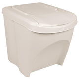 Vidaxl affaldsdåser 3. stable 75 L polypropenhvide