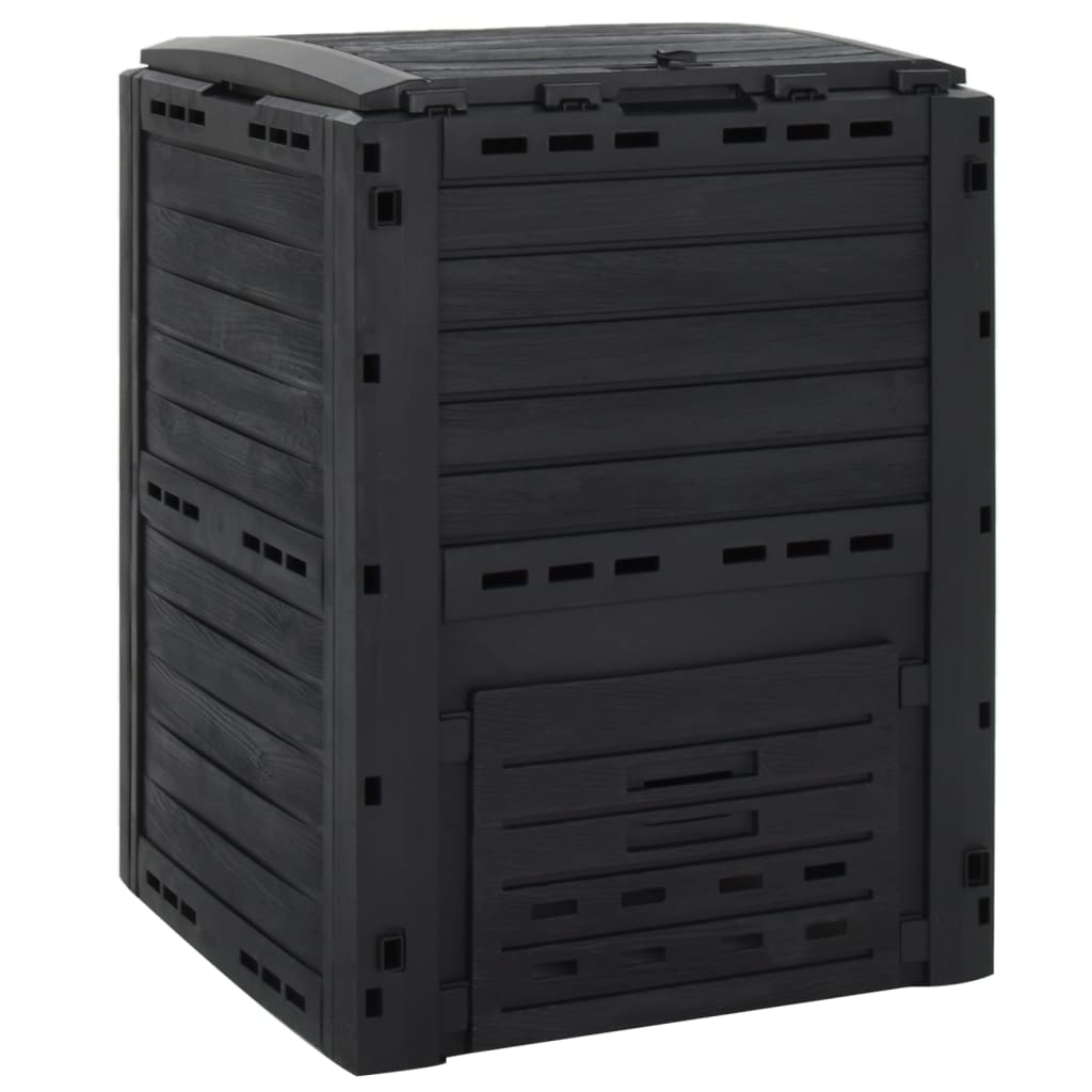 Vidaxl Compost Bin 280 L Polypropen sort
