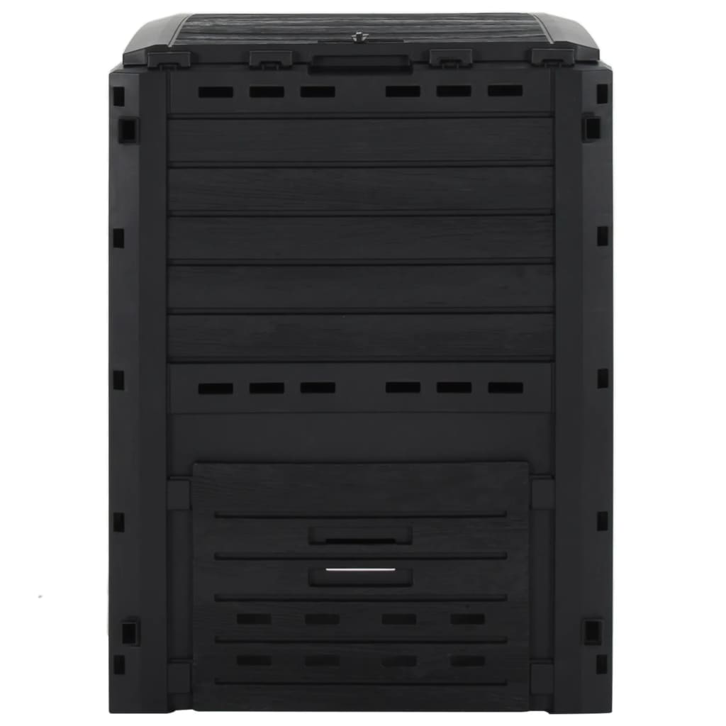 Vidaxl Compost Bin 280 L Polypropen sort