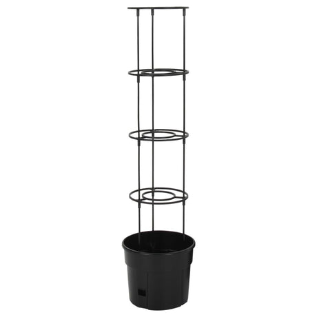 Vidaxl Tomatoavl Jar Ø29.5x115 cm Polypropen Anthracite -farvet