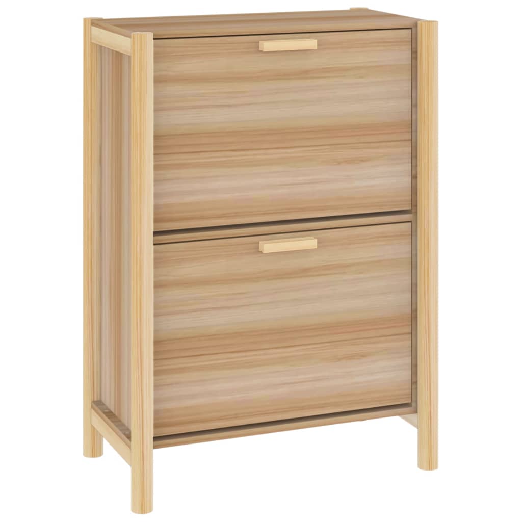 Vidaxl Shoe Cabinet 57.5x33x80 cm Forarbejdet træ