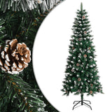 Vidaxx Kunstig juletræ med standard 180 cm PVC Green
