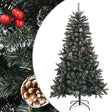 Vidaxl Kunstkerstboom med standard 150 cm PVC Green