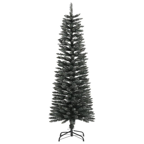 Vidaxx kunstigt juletræ med standard smal 120 cm PVC grøn