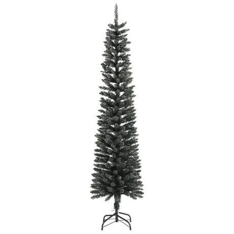 Vidaxl Kunstkerstboom med standard smalle 240 cm PVC Green
