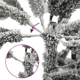 Vidaxx kunstigt juletræ med sne 150 cm PVC og PE