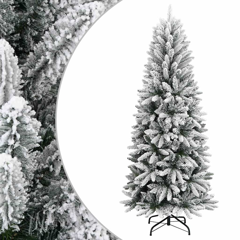 Vidaxl Kunstkerstboom med sne 180 cm PVC og PE