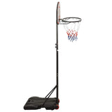 Vidaxl Basketball Standard 216-250 cm polyethylen sort