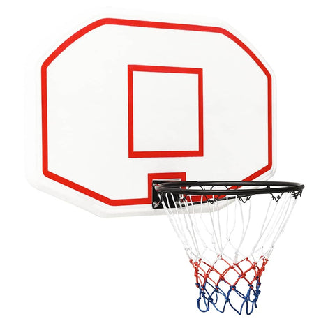 Vidaxl Basketball Board 109x71x3 cm polyethylenhvide