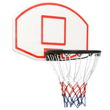 Vidaxl Basketball Board 71x45x2 cm polyethylenhvid