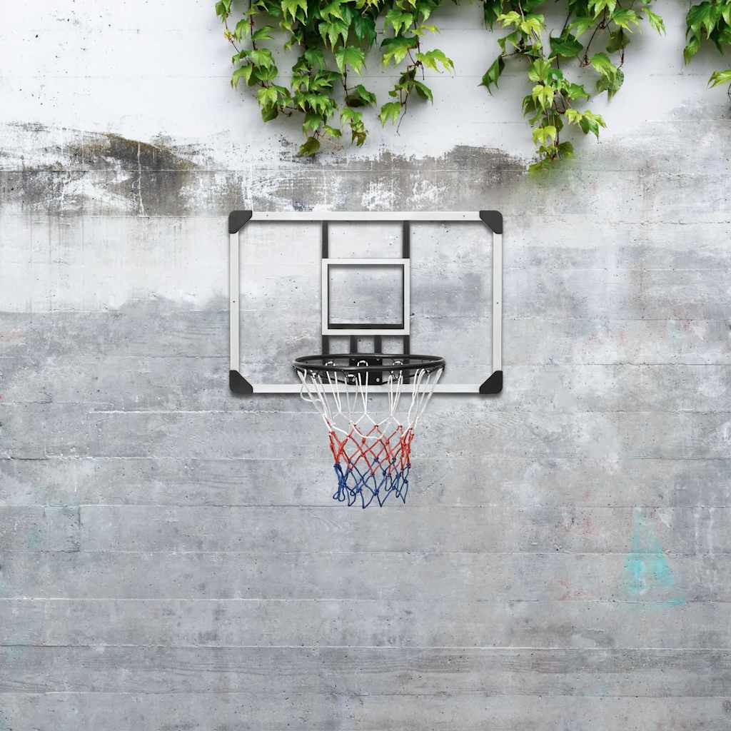 Vidaxl Basketball Board 90x60x2,5 cm polycarbonat gennemsigtig